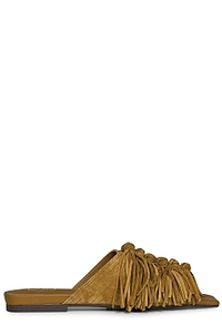 Ash Brigitte Fringed Slide Sandals