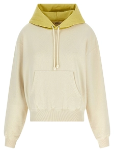 Auralee Vintage-Inspired Contrast Hood Hoodie