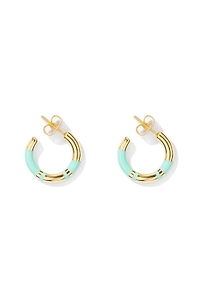 Aurelie Bidermann Positano Mini Hoop Earrings
