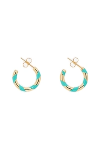 Aurelie Bidermann Positano Mini Hoop Earrings