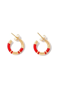 Aurelie Bidermann Positano Mini Hoop Earrings