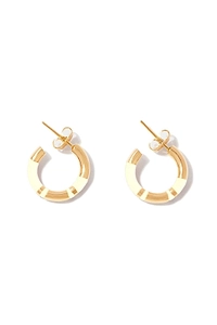 Aurelie Bidermann Positano Mini Hoop Earrings