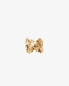 Aurelie Bidermann Tangerine Leaf Detailed Ring