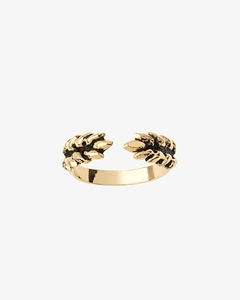 Aurelie Bidermann Toi Et Moi Wheat Detailed Ring