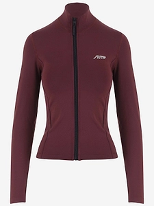 Autry Zip-Up High-Neck Sweatshirt