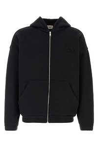 Autry Logo Detailed Zip-Up Hoodie