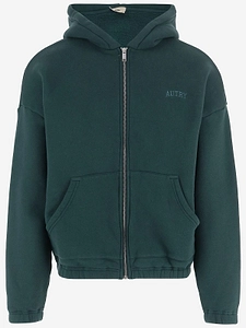 Autry Zip-Up Logo Hoodie