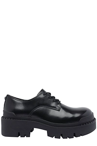 Ash Lace-Up Flat Shoes