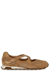 Ash Meshed Ballet Flat Shoes