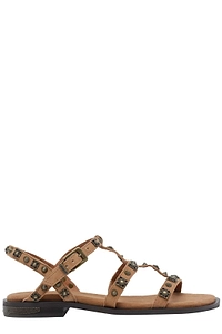 Ash Parka Studded Strappy Flat Sandals