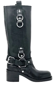 Ash Scorpio Square Toe Biker Boots