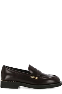 Ash Whisper Stud-Embellished Loafers