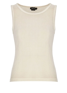 Avant Toi Ribbed Sleeveless Top