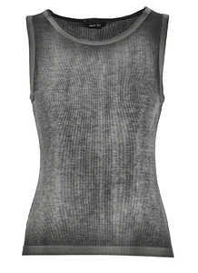Avant Toi Ribbed Sleeveless Top