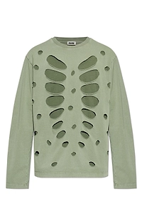 Avavav Cut-Out Long-Sleeve T-Shirt