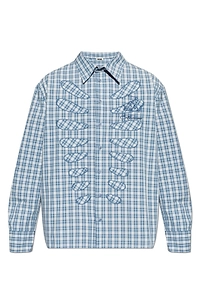 Avavav Embroidered Check Shirt