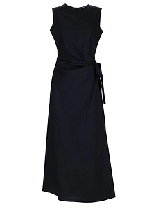 Aspesi Drape Drawstring Midi Dress