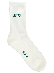 Autry Logo Ribbed Socks