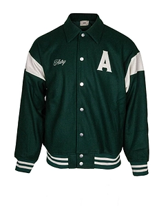 Autry Long Sleeved Logo Patch Jacket