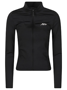 Autry Long-Sleeved Zipped Sweatshirt