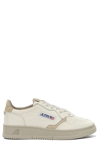 Autry Medalist Pony-Hair Low-Top Sneakers