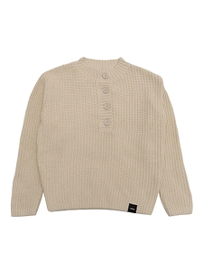 Aspesi Kids Drop Shoulder Logo Tag Jumper
