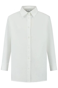 Aspesi Kids Button-Up Straight Hem Shirt