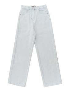 Aspesi Kids Logo Tag Straight Leg Jeans