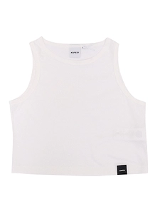 Aspesi Kids Sleeveless Cropped Top