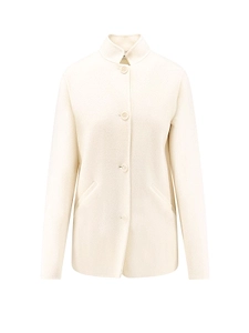 Aspesi Mandarin Collar Buttoned Coat