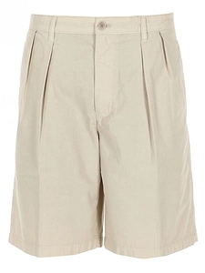 Aspesi Pleated Cotton Shorts