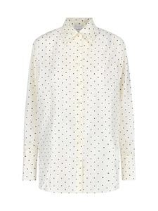 Aspesi Satin Polka Dot Habutai Shirt