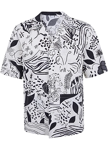 Aspesi Short Sleeve Printed Shirt