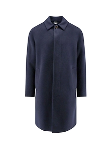 Aspesi Single-Breasted Concealed-Placket Coat
