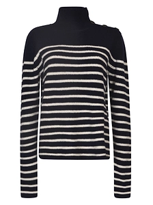 Aspesi Striped Rib-Knit Jumper