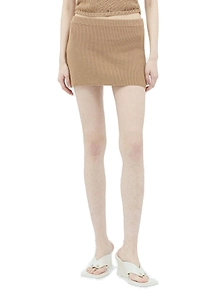 Aya Muse Agos Knitted Slim-Cut Mini Skirt