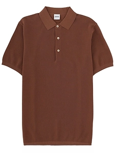 Aspesi Textured Knit Polo Shirt
