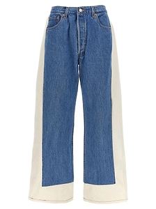 B Sides Reworked Slouch Wide-Leg Jeans