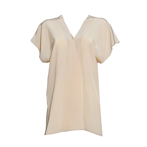Aspesi V-Neck Satin Blouse