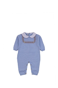 Baby Lord Button Detailed Knitted Tracksuit
