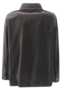 Aspesi Velvet Button-Up Jacket