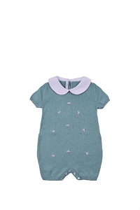 Baby Lord Short Sleeved Crotch Fastened Tracksuit