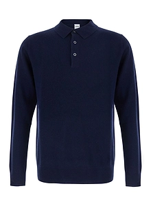 Aspesi Wool-Cashmere Polo Knitted Sweater