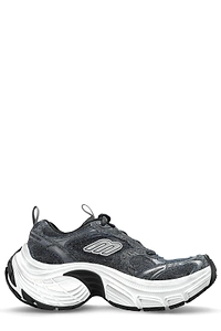 6Xl Denim Lace-Up Sneakers