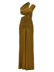 Atlein Cut-Out Draped Dress