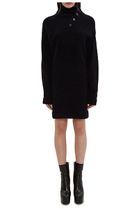 Atlein Asymmetrical Neck Knitted Dress