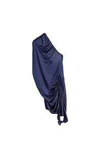 Atlein Draped One-Shoulder Top