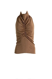 Atlein Ruched Halterneck Top