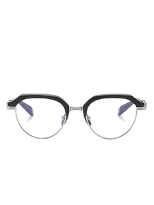 Balmain Eyewear Admiral Oval Frame Glasses