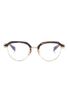 Balmain Eyewear Admiral Oval Frame Glasses
